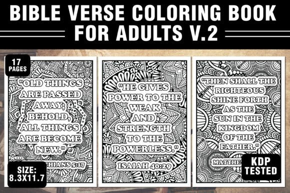 Download Bible Verse Coloring Book for Adults V.2 - Book for adults Collection