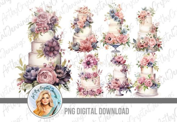 Download Beautiful Flower Wedding Cake PNG - Beautiful flower Collection