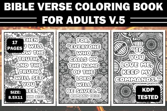 Download Bible Verse Coloring Book for Adults V.5 - Book for adults Collection
