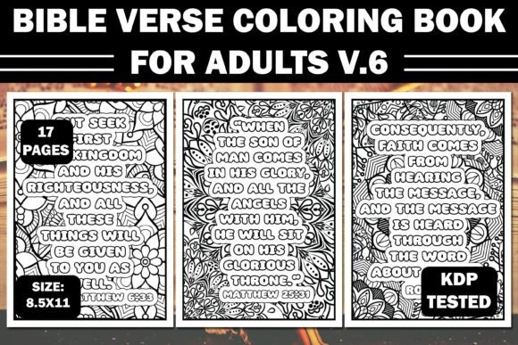 Download Bible Verse Coloring Book for Adults V.6 - Book for adults Collection