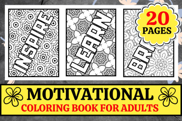 Download Motivational Coloring Book for Adults - Book for adults Collection