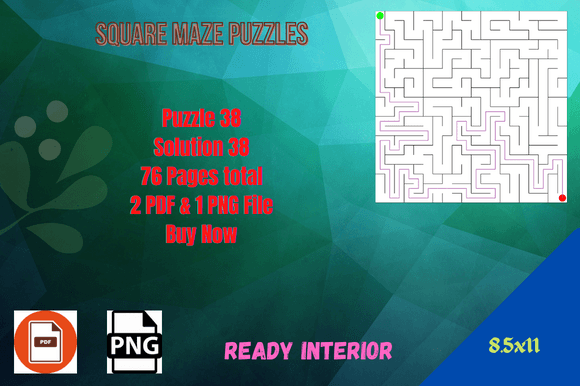 Download Maze Puzzles Activity for Kids Book KDP - Premium Resources