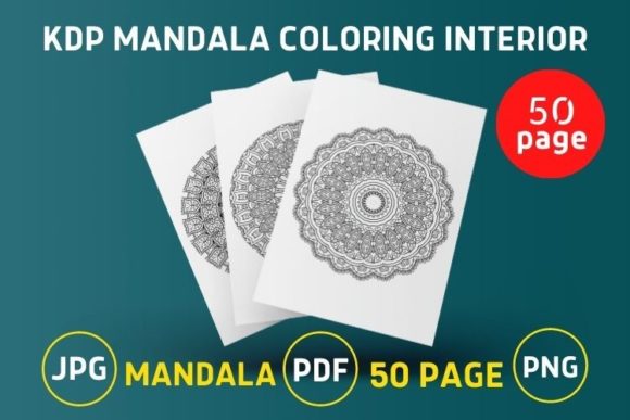 Download Mandala KDP Coloring Interior - Kdp coloring interior Collection