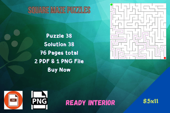 Download Maze Puzzles Activity for Kids Book KDP - Premium Resources