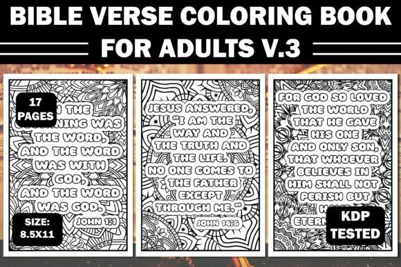 Download Bible Verse Coloring Book for Adults V.3 - Book for adults Collection